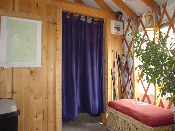 Yurt Changing Room